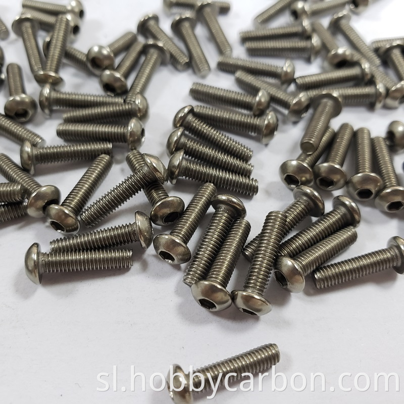 Titanium Button Head Screws